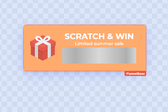 funnel base Scratch & Win campaign