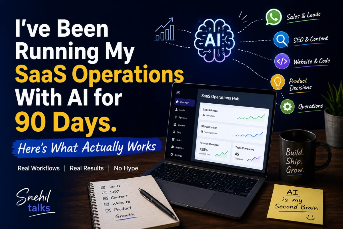 90 Days of AI-Powered SaaS Operations
