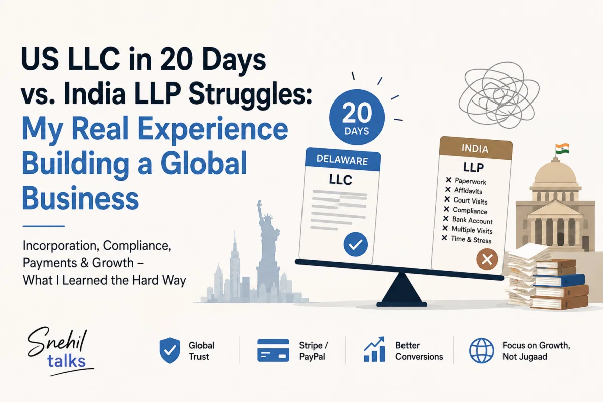 US LLC vs. India LLP Real Experience